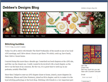 Tablet Screenshot of debbeesdesigns.com